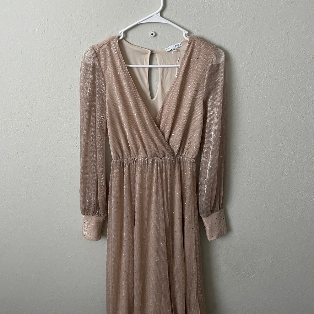 Baltic Born Clothing dusty pink sequin maxi